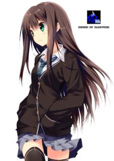 Brown hair, anime hair and cute anime #785186 on